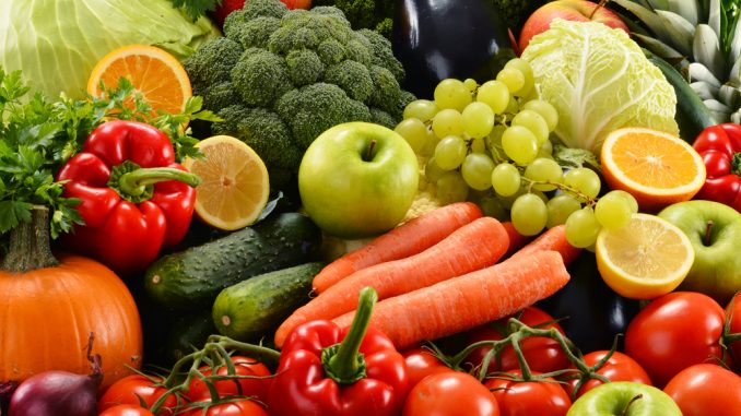 fruits and vegetables are loaded with dietary fiber